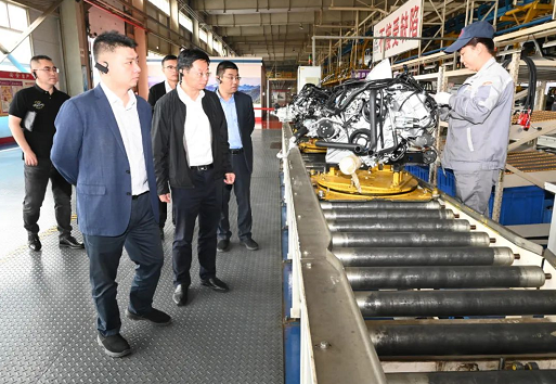 中信银行山西省行分管公司副行长范天民一行到Bwin必赢网站入口参观考察