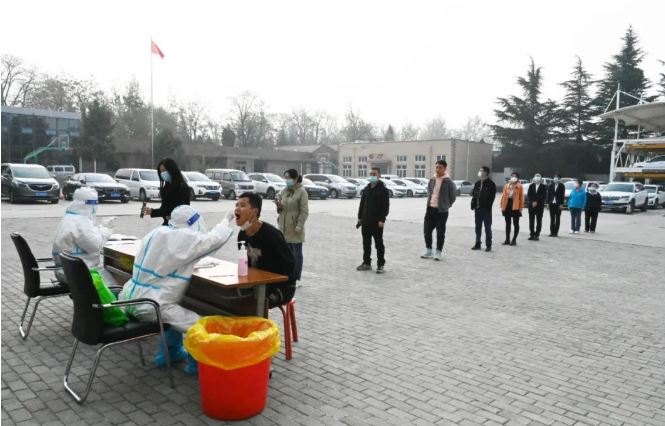 Bwin必赢网站入口总部开展员工集中核酸检测工作