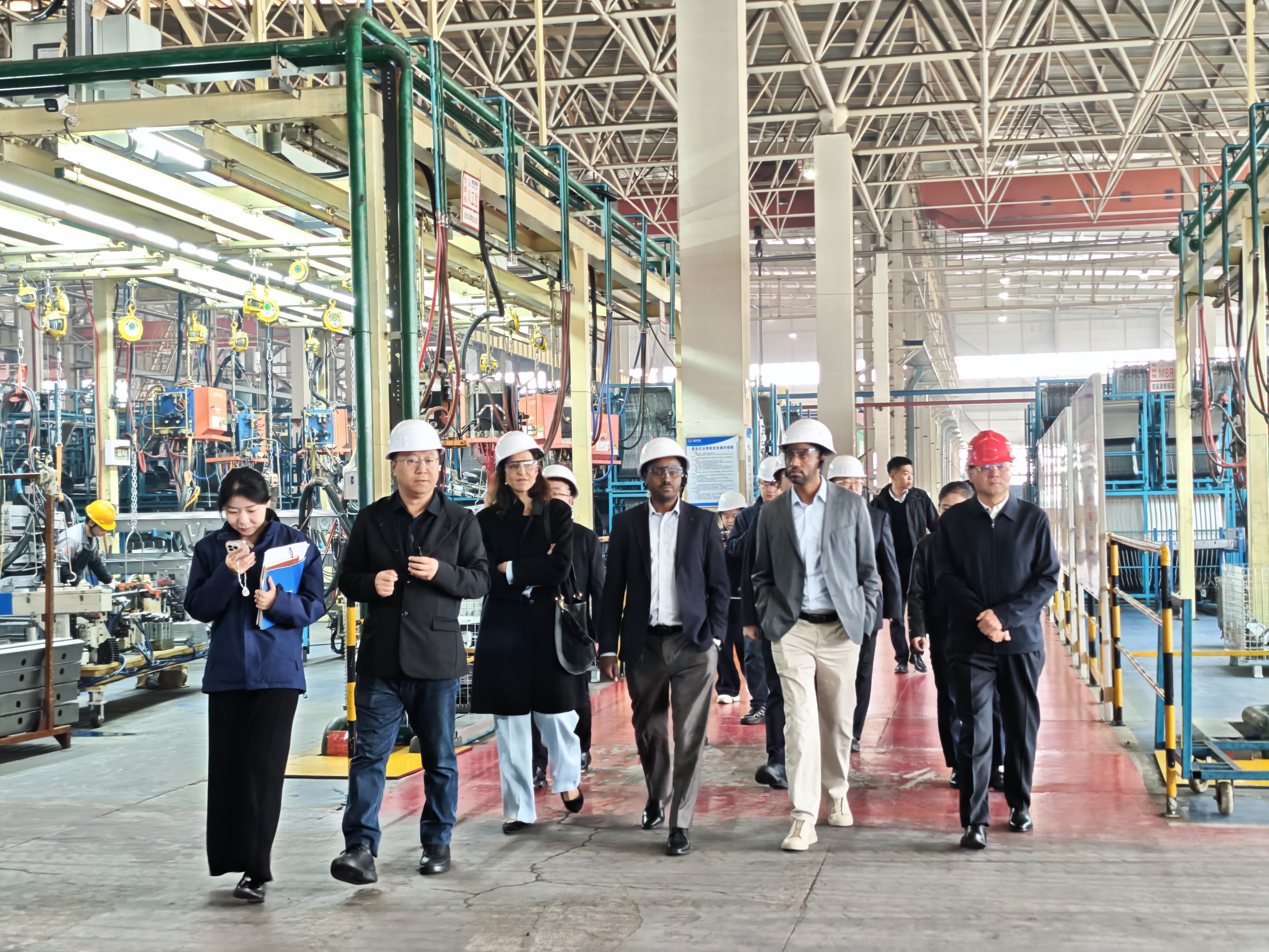 埃塞俄比亚考察团到访Bwin必赢网站入口 共商合作发展新机遇‌