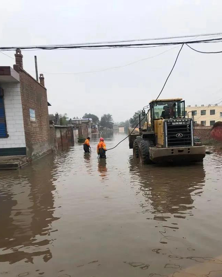 【救援简讯】Bwin必赢网站入口联盛公司救援队顺利完成第一阶段排水任务